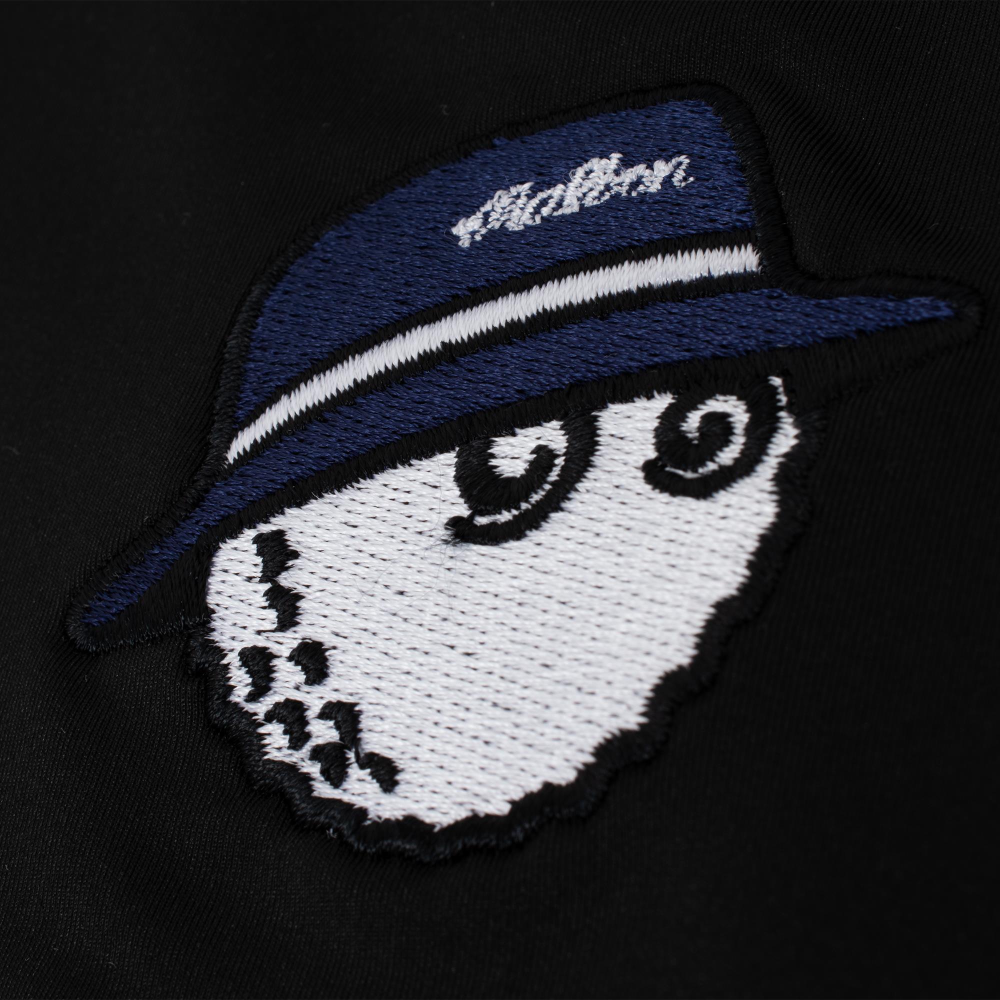 Malbon Golf Cooper Bucket Performance Pique Polo Shirt Black